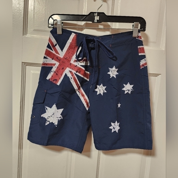AUSTRALIA FLAG SWIM SHORTS 10 - Picture 2 of 9